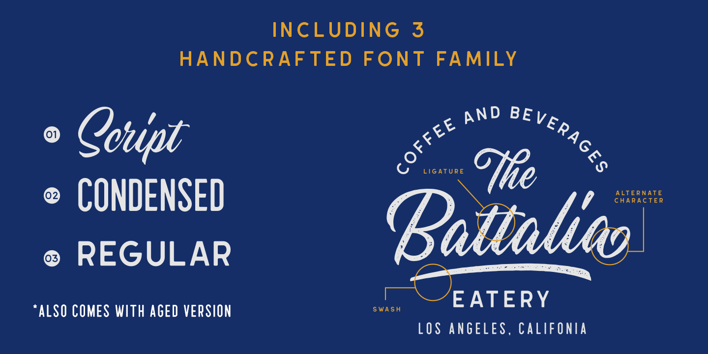 Hillstown Aged Font preview